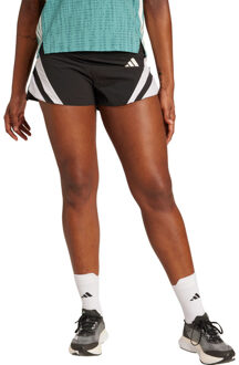 adidas Adizero 3'' Short Dames zwart - L