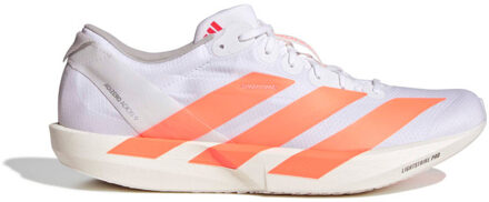 adidas Adizero Adios 9 Heren wit/oranje - 40