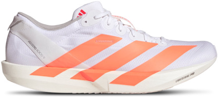 adidas Adizero Adios 9 Sneakers Heren - Wit - Maat 45 1/3 - Mesh/Synthetisch White
