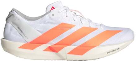 adidas adizero Adios 9 Wedstrijdschoen Dames-wit, oranje - 37 1/3