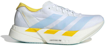 adidas Adizero Adios Pro 4 Dames wit/blauw/geel - 38 2/3