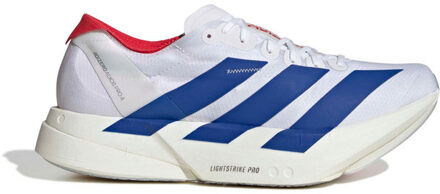 adidas Adizero Adios Pro 4 Heren wit/blauw - 44 2/3