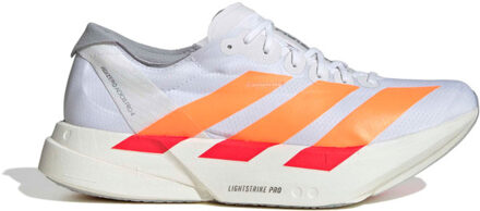 adidas Adizero Adios Pro 4 Heren wit/oranje - 47 1/3