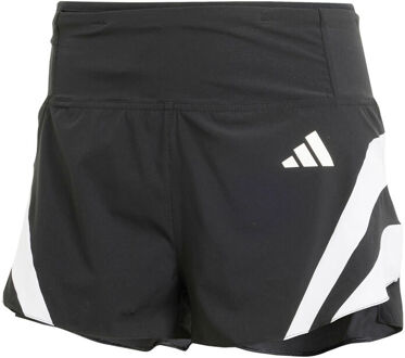 adidas Adizero Archive 3in Hardloopshorts Dames-Zwart - XL