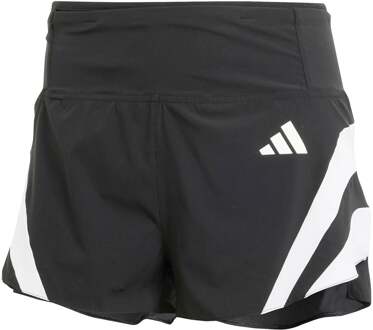 adidas Adizero Archive 3in Hardloopshorts Dames-Zwart - XS,S,M,L,XL