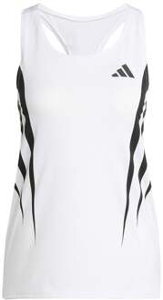 adidas Adizero Archive Singlet Hardloopshirt Dames-Wit - M