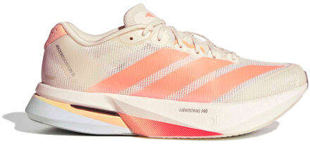 adidas Adizero Boston 13 Dames wit/oranje - 40 2/3