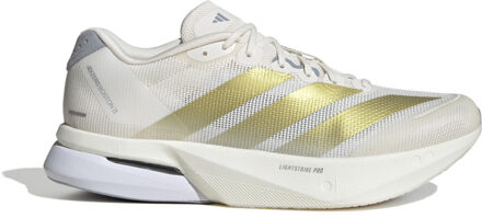 adidas Adizero Boston 13 Heren wit/goud - 40