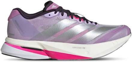 adidas Adizero Boston 13 Sneakers Dames - Paars - Maat 43 1/3 - Mesh/Synthetisch Purple