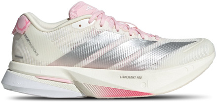 adidas Adizero Boston 13 Sneakers Dames - Wit - Maat 36 2/3 - Mesh/Synthetisch White