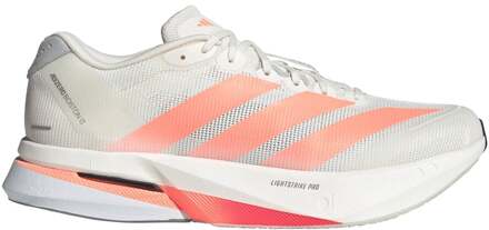 adidas adizero Boston 13 Wedstrijdschoen Heren-wit, grijs - 42 2/3