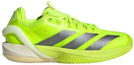 adidas Adizero Cybersonic Tennisschoenen Dames-Limoen,Zilver - 38