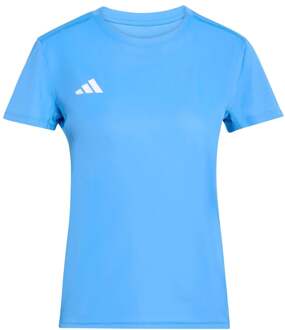 adidas adizero Essential  Hardloopshirt Dames-blauw - XS