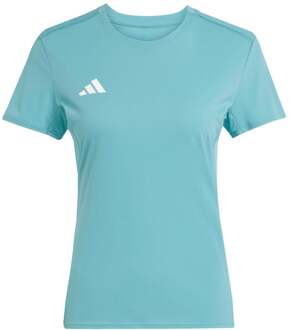 adidas Adizero Essential Hardloopshirt Dames-Turkoois - L