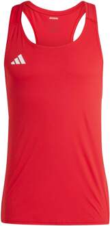 adidas adizero Essential Hardloopshirt Heren-rood - S,M,L,XL,XXL