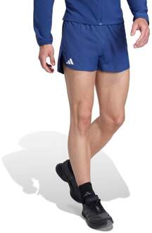 adidas adizero Essential  Hardloopshorts Heren-blauw - XXL