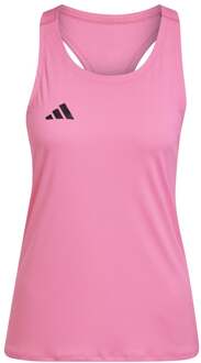 adidas Adizero Essential Tanktop Dames-Pink roze - S