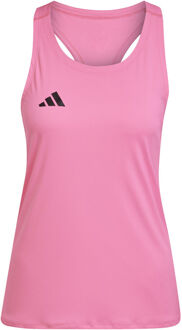 adidas Adizero Essential Tanktop Dames-Pink roze - XL