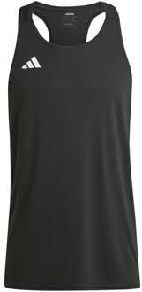 adidas Adizero Essential Tanktop Heren-Zwart - M