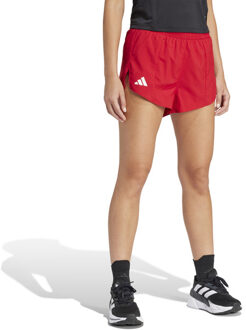 adidas Adizero Essentials Short Dames bordeaux - L