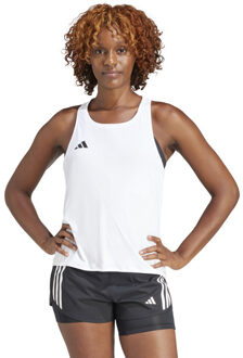 adidas Adizero Essentials Singlet Dames wit - XL