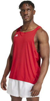 adidas Adizero Essentials Singlet Heren rood - XL