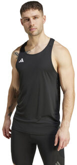 adidas Adizero Essentials Singlet Heren zwart/zwart - L