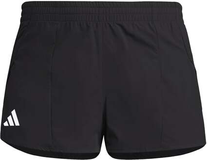 adidas Adizero Essentials Split Hardloopshorts Dames-Zwart - XS,S,M,L,XL