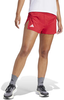 adidas Adizero Essentials Split Short Dames rood - XL
