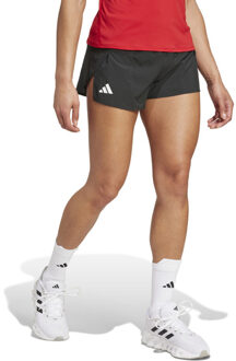 adidas Adizero Essentials Split Short Dames zwart/zwart - XS