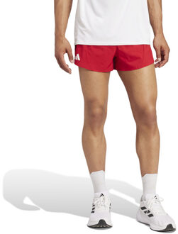 adidas Adizero Essentials Split Short Heren rood - XL