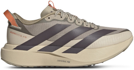 adidas Adizero EVO SL Sneakers Dames - Beige - Maat 37 1/3 - Mesh/Synthetisch
