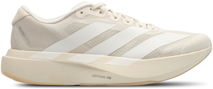 adidas Adizero EVO SL Sneakers Heren - Beige - Maat 42 2/3 - Mesh/Synthetisch