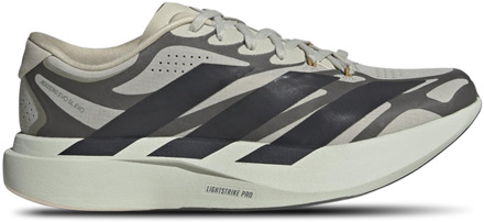adidas Adizero EVO SL Sneakers Heren - Beige - Maat 42 2/3 - Mesh/Synthetisch