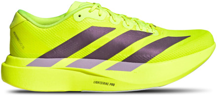 adidas Adizero EVO SL Sneakers Heren - Geel - Maat 48 - Mesh/Synthetisch Yellow