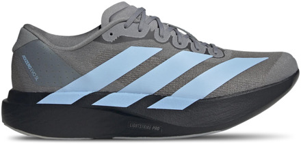adidas Adizero EVO SL Sneakers Heren - Grijs - Maat 42 - Mesh/Synthetisch Grey
