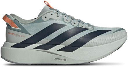 adidas Adizero EVO SL Sneakers Heren - Groen - Maat 44 2/3 - Mesh/Synthetisch Green