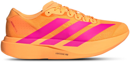 adidas Adizero EVO SL Sneakers Heren - Oranje - Maat 48 - Mesh/Synthetisch Orange