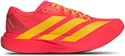 adidas Adizero EVO SL Sneakers Heren - Rood - Maat 44 2/3 - Mesh/Synthetisch Red