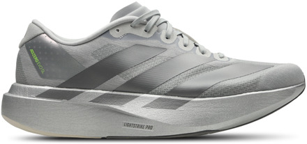 adidas Adizero EVO SL Sneakers Heren - Zilver - Maat 46 - Mesh/Synthetisch Silver