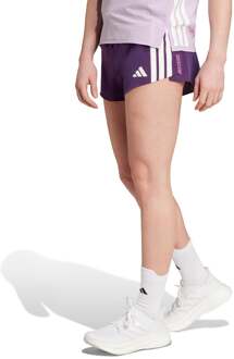 adidas adizero Gel 3in  Hardloopshorts Dames-paars - M