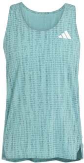 adidas Adizero Hardloopshirt Heren salie - L,XL,XXL