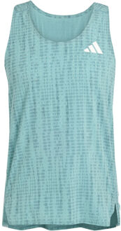 adidas Adizero Hardloopshirt Heren salie - XL,XXL