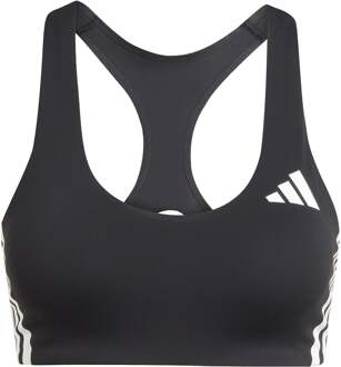 adidas Adizero Medium Support Sport-bh Dames-Zwart - XSA-B,XSC-D,SA-B,SC-D,MA-B,MC-D,LA-B,LC-D,XLA-B,XLC-D