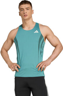 adidas Adizero Singlet Heren lichtblauw - XL