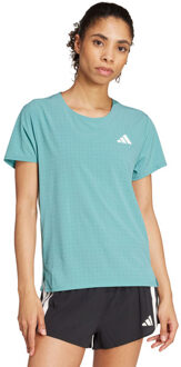 adidas Adizero T-Shirt Dames donkergroen - S