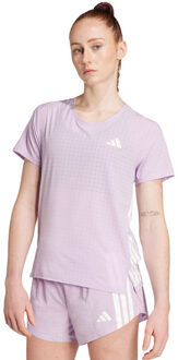 adidas Adizero T-Shirt Dames paars - L