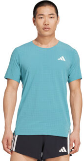 adidas Adizero T-Shirt Heren donkergroen - L