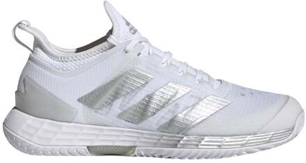 adidas Adizero Ubersonic 4 Tennisschoenen Dames wit - zilver - 37 1/3