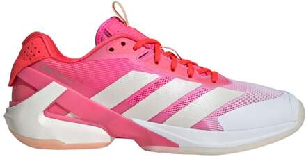 adidas Adizero Ubersonic 5 Tennisschoenen Dames-Pink,Wit - 37 1/3